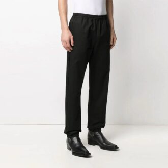 Pantalones largos casuales con logo SS21, negros