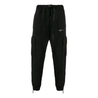 Pantalones largos de cargo negros para hombre de Off-White