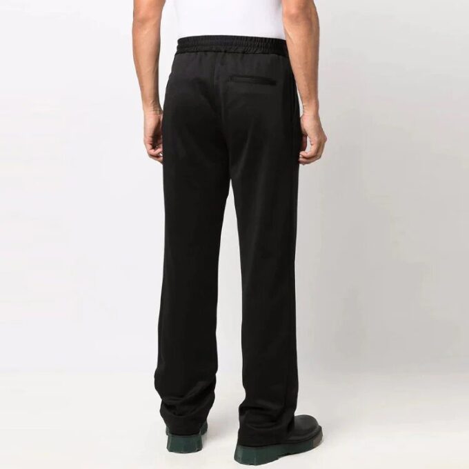 Pantalones largos deportivos con estampado de logotipo FW21, versión estándar, negros