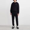 Pantalones largos deportivos con logotipo SS22, versión estándar, negros