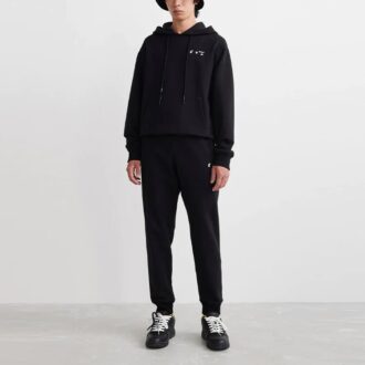 Pantalones largos deportivos con logotipo SS22, versión estándar, negros