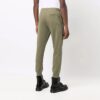 Pantalones largos deportivos rectos con cintura elástica y logotipo FW21, versión estándar, verde oscuro