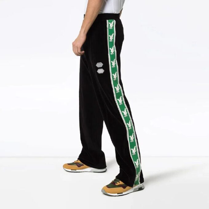 Pantalones largos deportivos SS21 de corte holgado – Negro