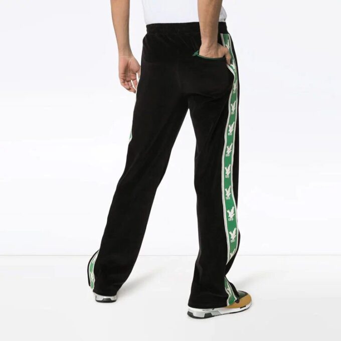Pantalones largos deportivos SS21 de corte holgado – Negro