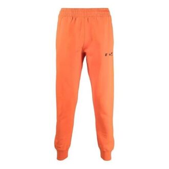 Pantalones largos deportivos unisex con logotipo SS21 Naranja