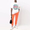 Pantalones largos deportivos unisex con logotipo SS21 Naranja