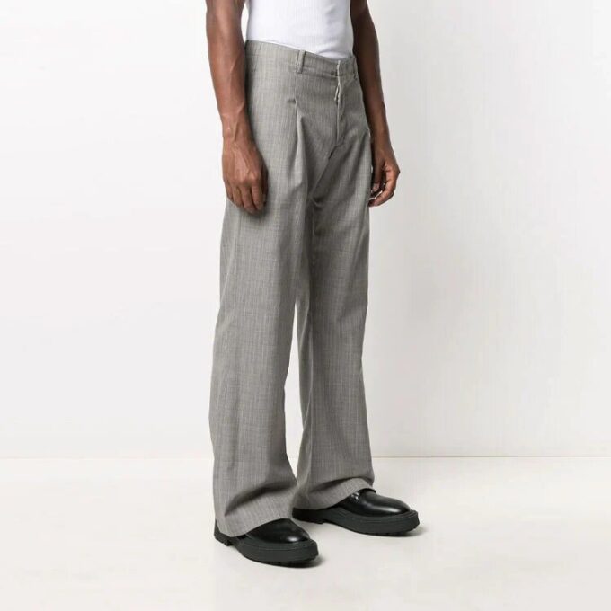 Pantalones largos grises Off-White para hombre, temporada primavera-verano 2021