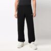 Pantalones largos holgados de estilo casual con estampado Off-White para hombre, temporada primavera-verano 2022, color negro