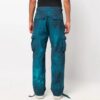 Pantalones largos informales cargo Tie Dye para hombre Off-White Temporada Primavera-Verano 2022, color azul