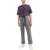 Pantalones largos informales con cinturón Off-White para hombre, colección Otoño-Invierno 2022, color liso, gris