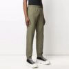 Pantalones largos informales con logotipo FW21, versión estándar, verde oscuro