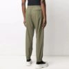 Pantalones largos informales con logotipo FW21, versión estándar, verde oscuro