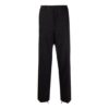 Pantalones largos informales de color liso para hombre Off-White FW21, color negro
