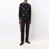 Pantalones largos informales de color liso para hombre Off-White FW21, color negro