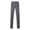 Pantalones largos informales de hombre Off-White con estampado de rayas, corte ajustado, color gris