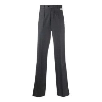 Pantalones largos informales de traje Off-White para hombre FW21, color gris