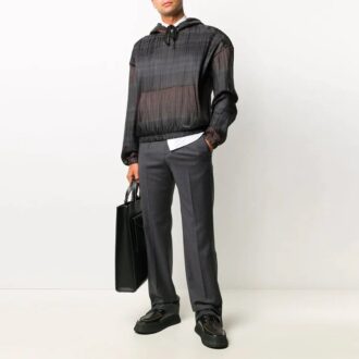 Pantalones largos informales de traje Off-White para hombre FW21, color gris