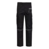 Pantalones largos informales desmontables con estampado de letras, versión estándar, negros