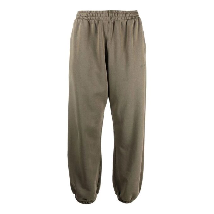 Pantalones largos informales holgados de color liso Off-White para hombre, temporada primavera-verano 2022, color verde