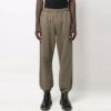 Pantalones largos informales holgados de color liso Off-White para hombre, temporada primavera-verano 2022, color verde