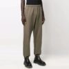Pantalones largos informales holgados de color liso Off-White para hombre, temporada primavera-verano 2022, color verde