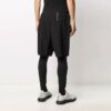 Pantalones largos informales Off-White para hombre con estampado de letras, corte ajustado, color negro