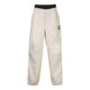 Pantalones largos informales para hombre Off-White, corte holgado, color beige