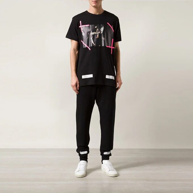 Pantalones largos informales unisex negros