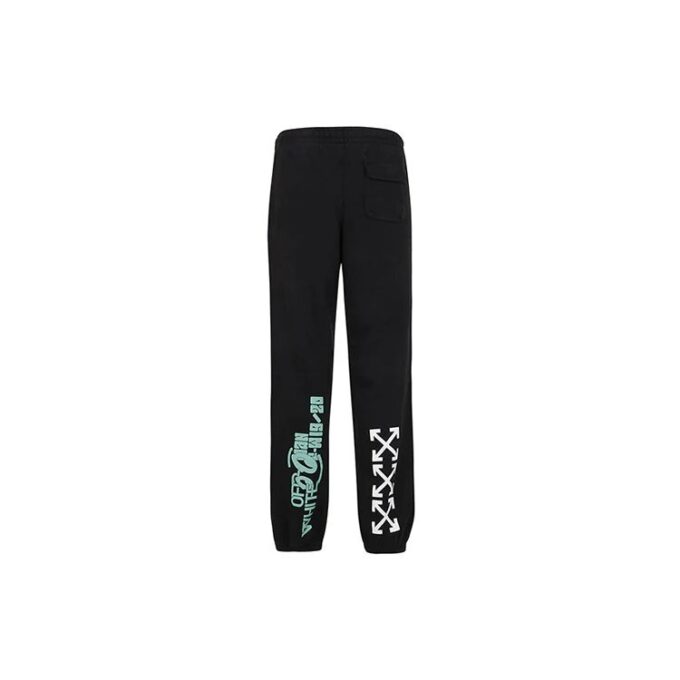 Pantalones negros estampados para hombre de Off-White