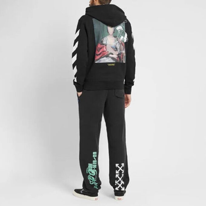 Pantalones negros estampados para hombre de Off-White
