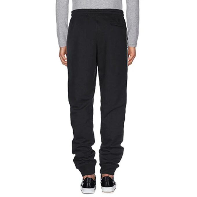 Pantalones Off-White para hombre con raya lateral, negros