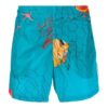 Pantalones Off-White para hombre de la colección primavera-verano 2021 con estampado pequeño en azul lago
