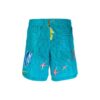 Pantalones Off-White para hombre de la colección primavera-verano 2021 con estampado pequeño en azul lago