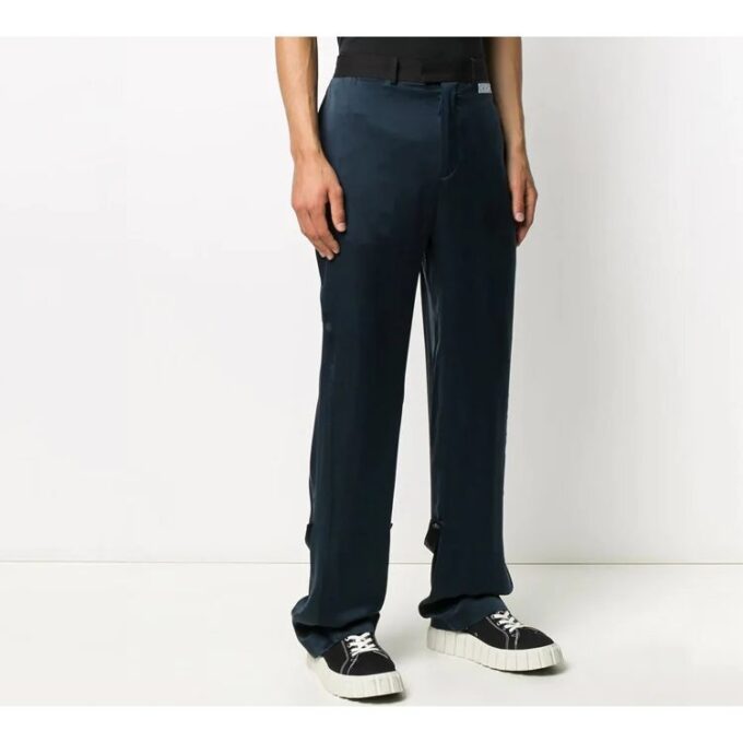 Pantalones rectos alargados