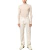 Pantalones rectos con cremallera «Beige»