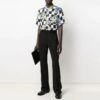 Pantalones rectos con estampado del logotipo de la colección SS21, versión en negro