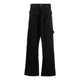Pantalones Wave Off Canvas Double Over «Negro»