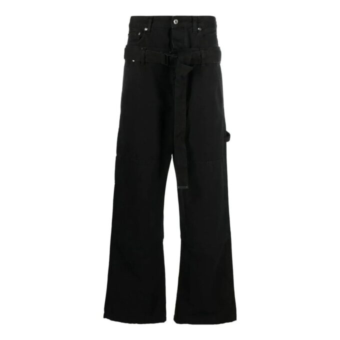 Pantalones Wave Off Canvas Double Over «Negro»