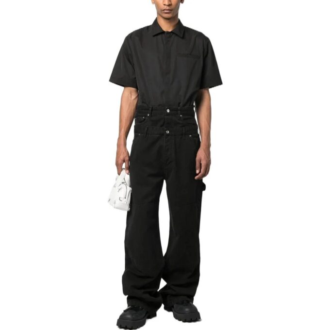 Pantalones Wave Off Canvas Double Over «Negro»