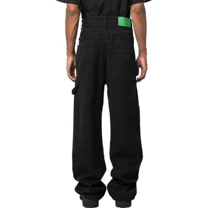 Pantalones Wave Off Canvas Double Over «Negro»