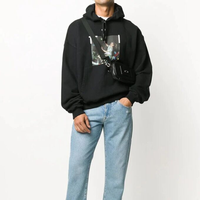 Pascal Print Over Hood «Negro/Blanco»