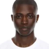 Pendiente individual cuadrado con brillantes