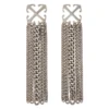 Pendientes con colgante de cadena Arrow