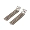 Pendientes con colgante de cadena Arrow