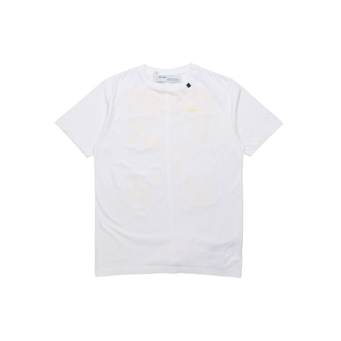 Pintura trasera con estampado de flecha de graffiti, pantalones cortos, blanco