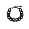 PULSERA CON CADENA DE FLECHAS NEGRA