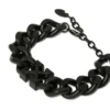 PULSERA CON CADENA DE FLECHAS NEGRA