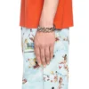 Pulsera de cadena con flecha esmaltada