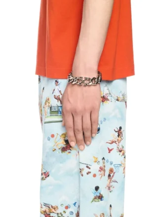 Pulsera de cadena con flecha esmaltada