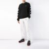 Raya lateral Cuello redondo Versión estándar Negro